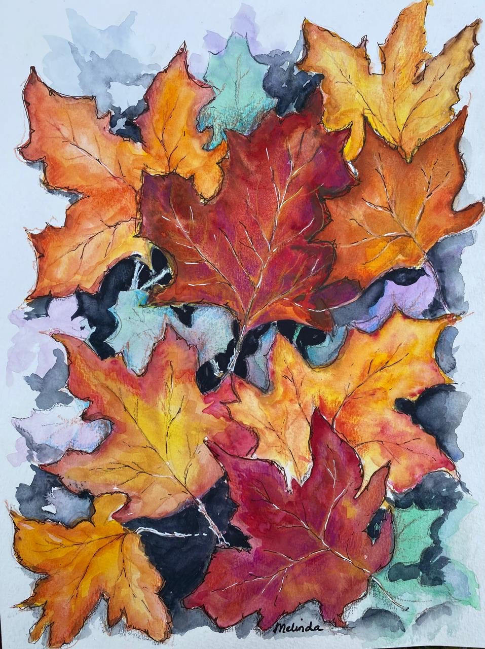 Autumn Leaves (Set of 2)
