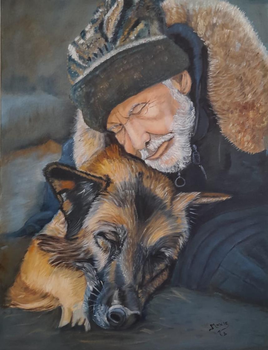 Old Man with Dog