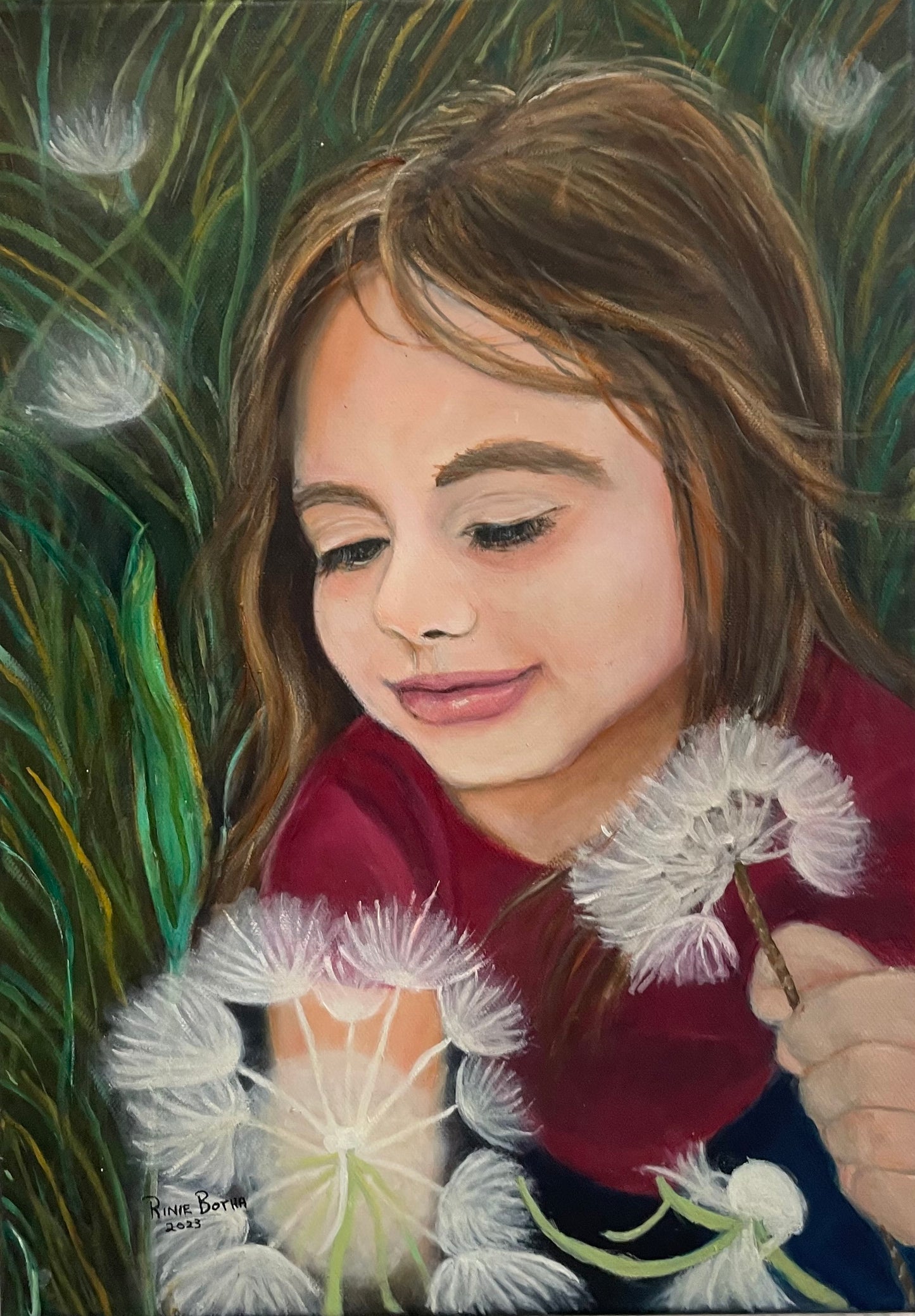 Viandri tussen dendelions