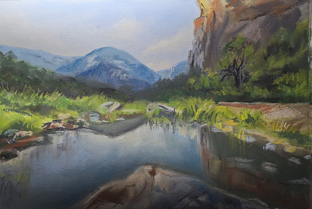 Mountain Stream Reflection