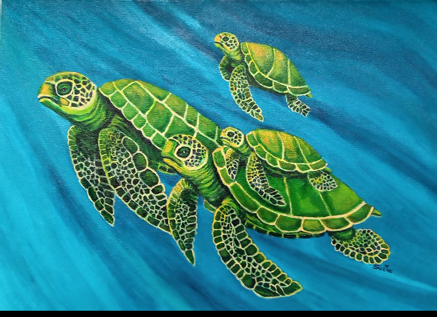 Sea Turtle Family