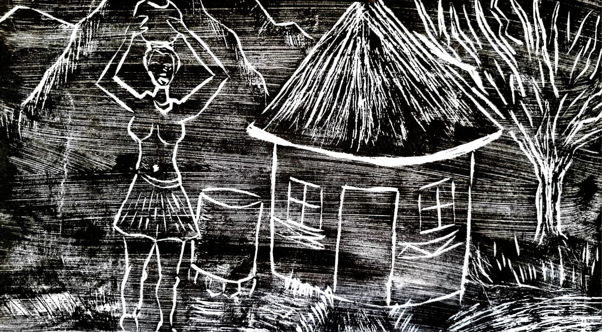 Girl Carrying Calabash