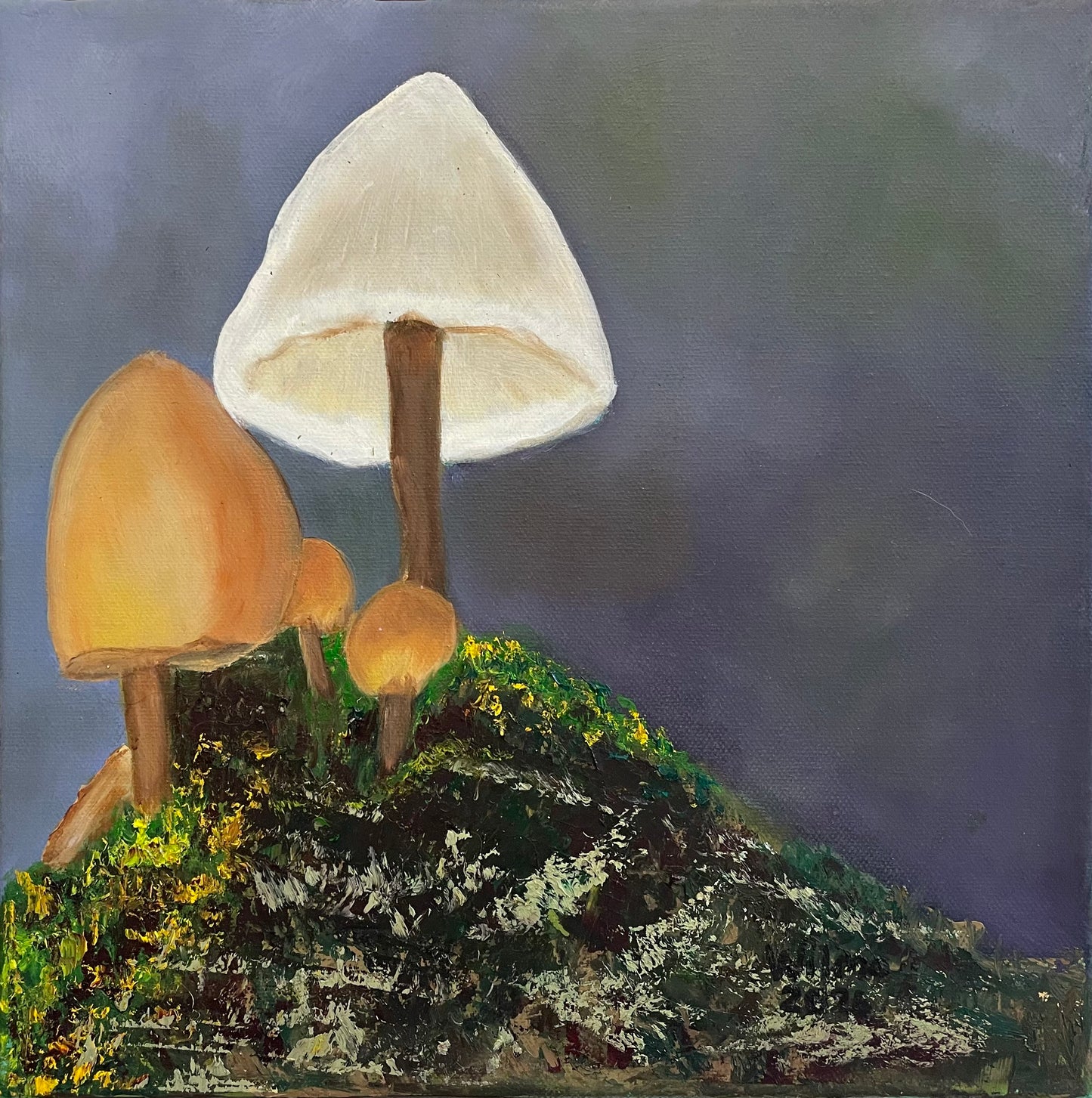 Magic mushroom (Triptych)