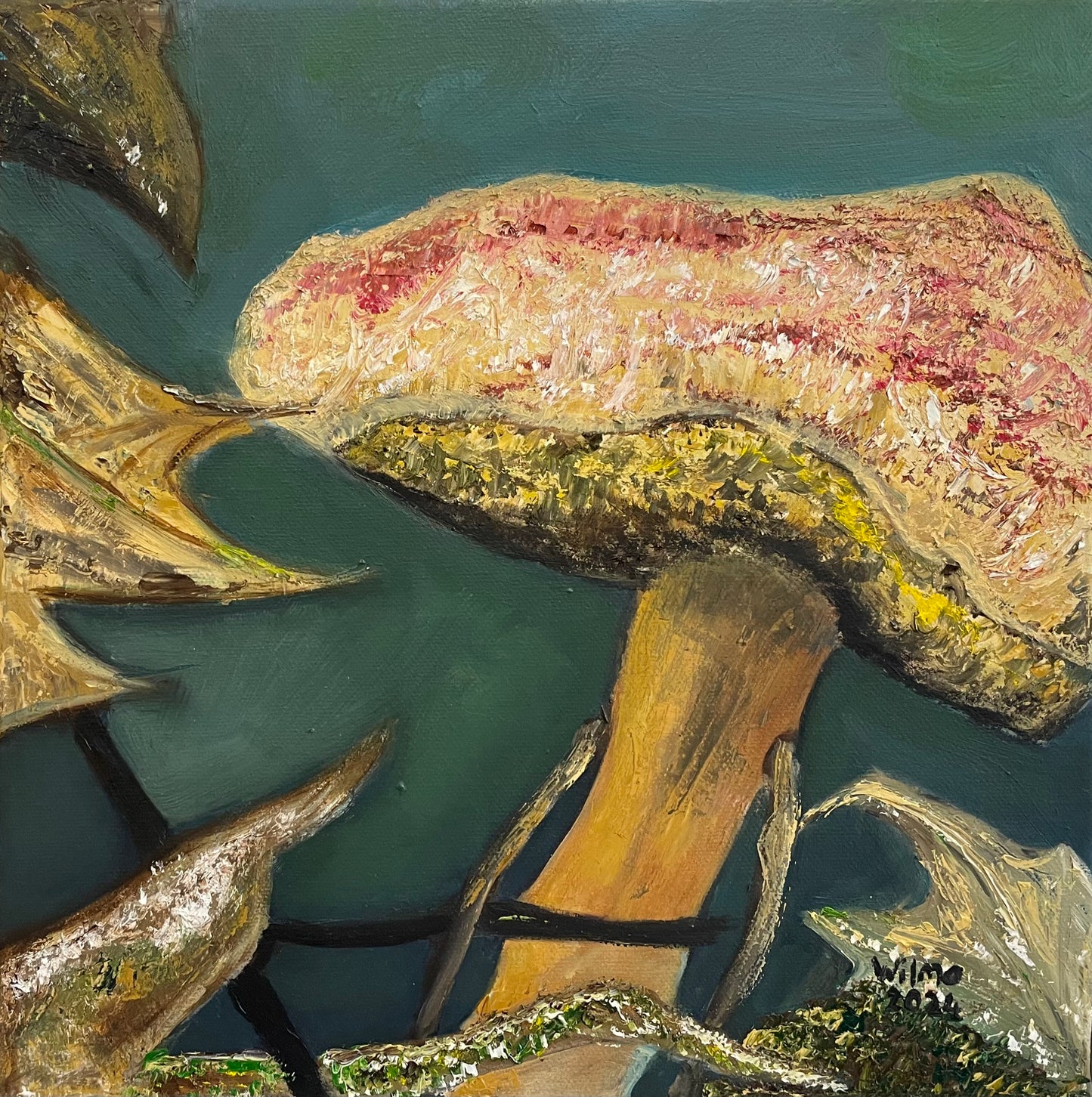 Magic mushroom (Triptych)