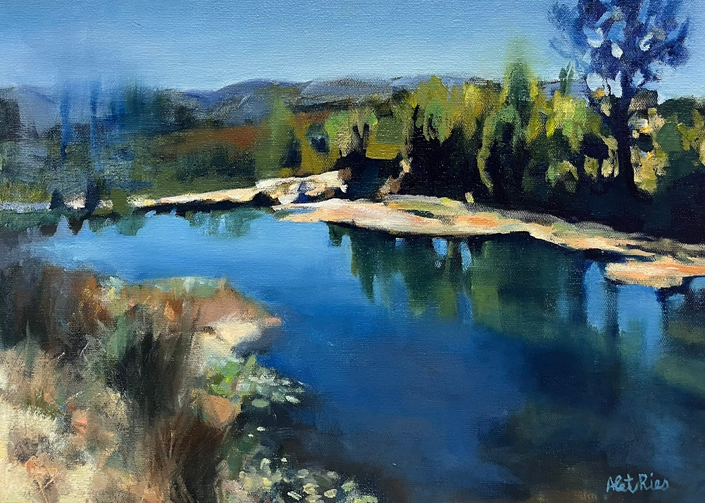 Where the water turns to Glass