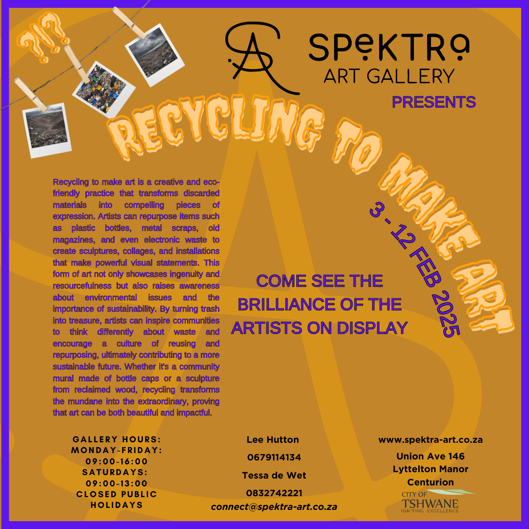 Recycling to make Art