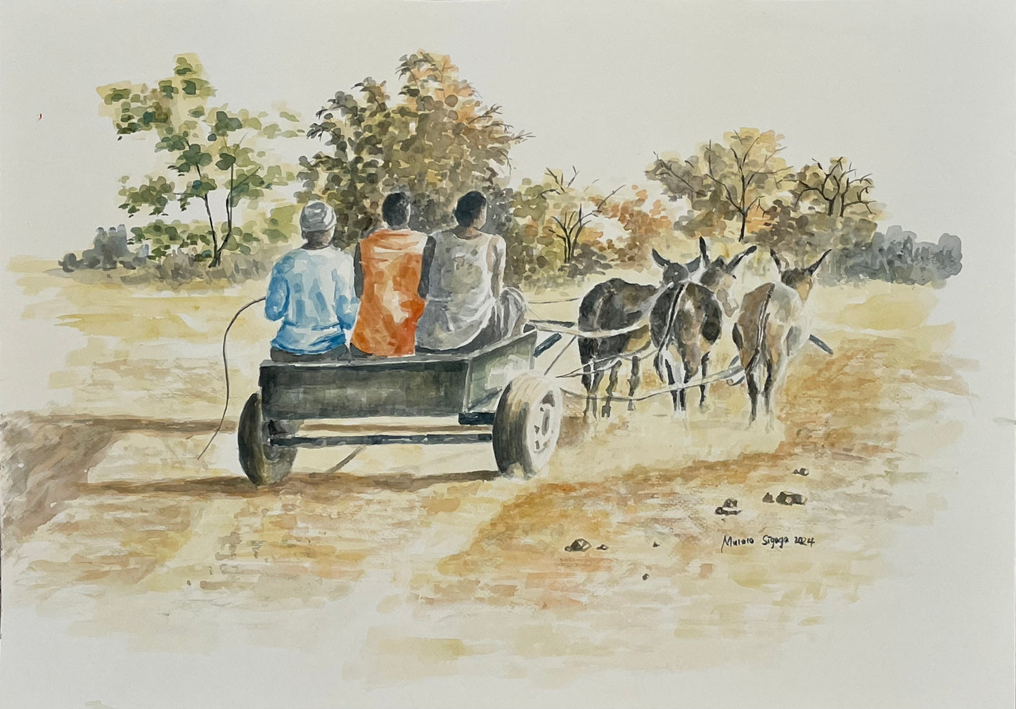 Rural donkey cart I