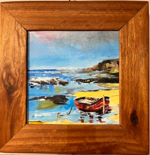 Red Fishing Boat