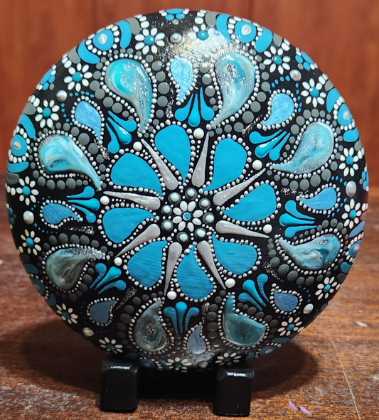 Blue Paisly