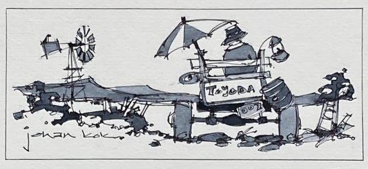Donkey Cart Salesman