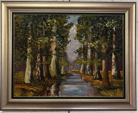 Landscape with gum trees (1989)