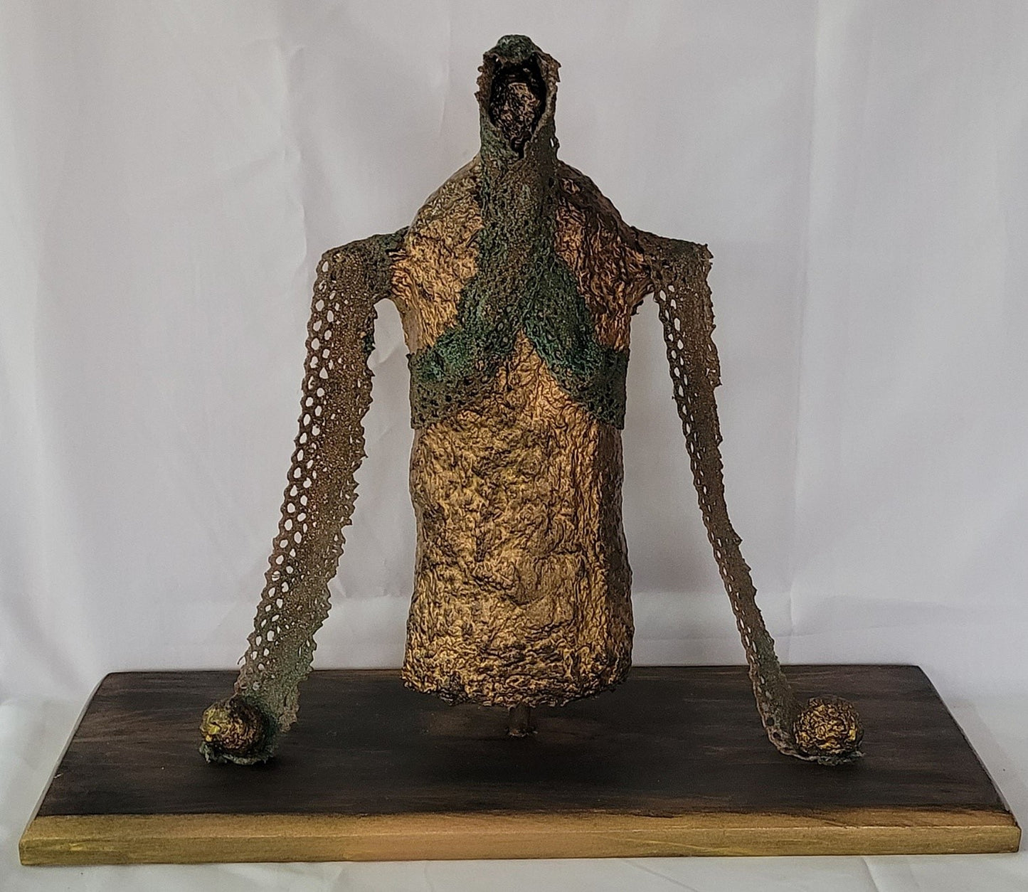 The Gilded Husk (Sculpture)