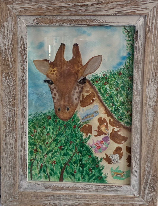 South African Giraffe Love