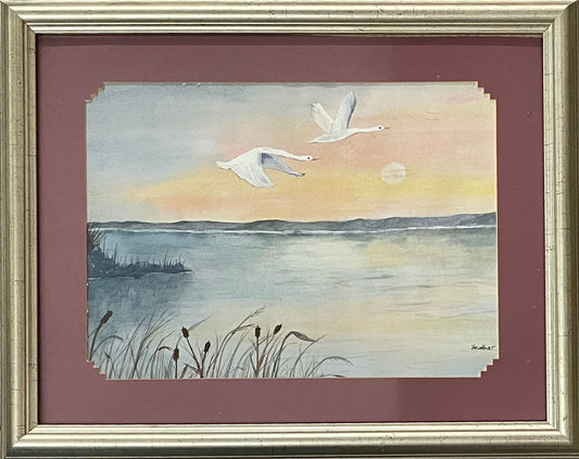 Sunset flight
