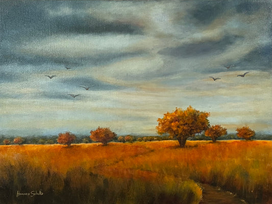 Herfs landskap (Afrikaans: Autumn landscape)