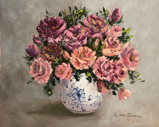 Royal delft roses