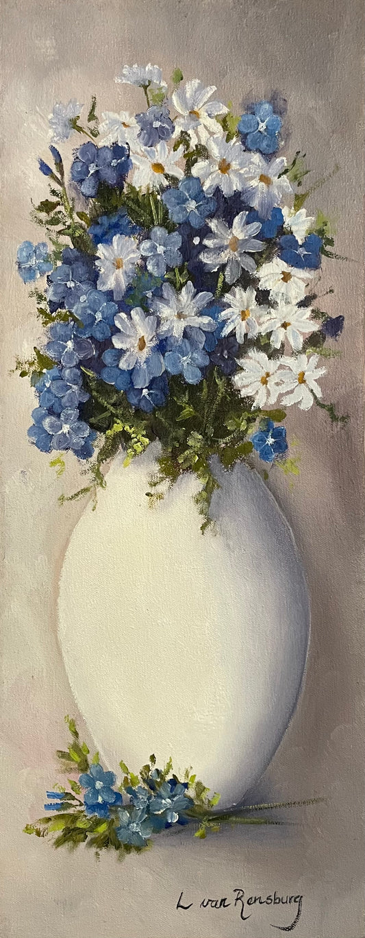 Royal daisies Diptych