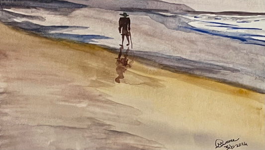 Man on the beach