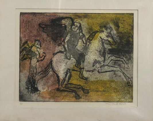Horse and angel