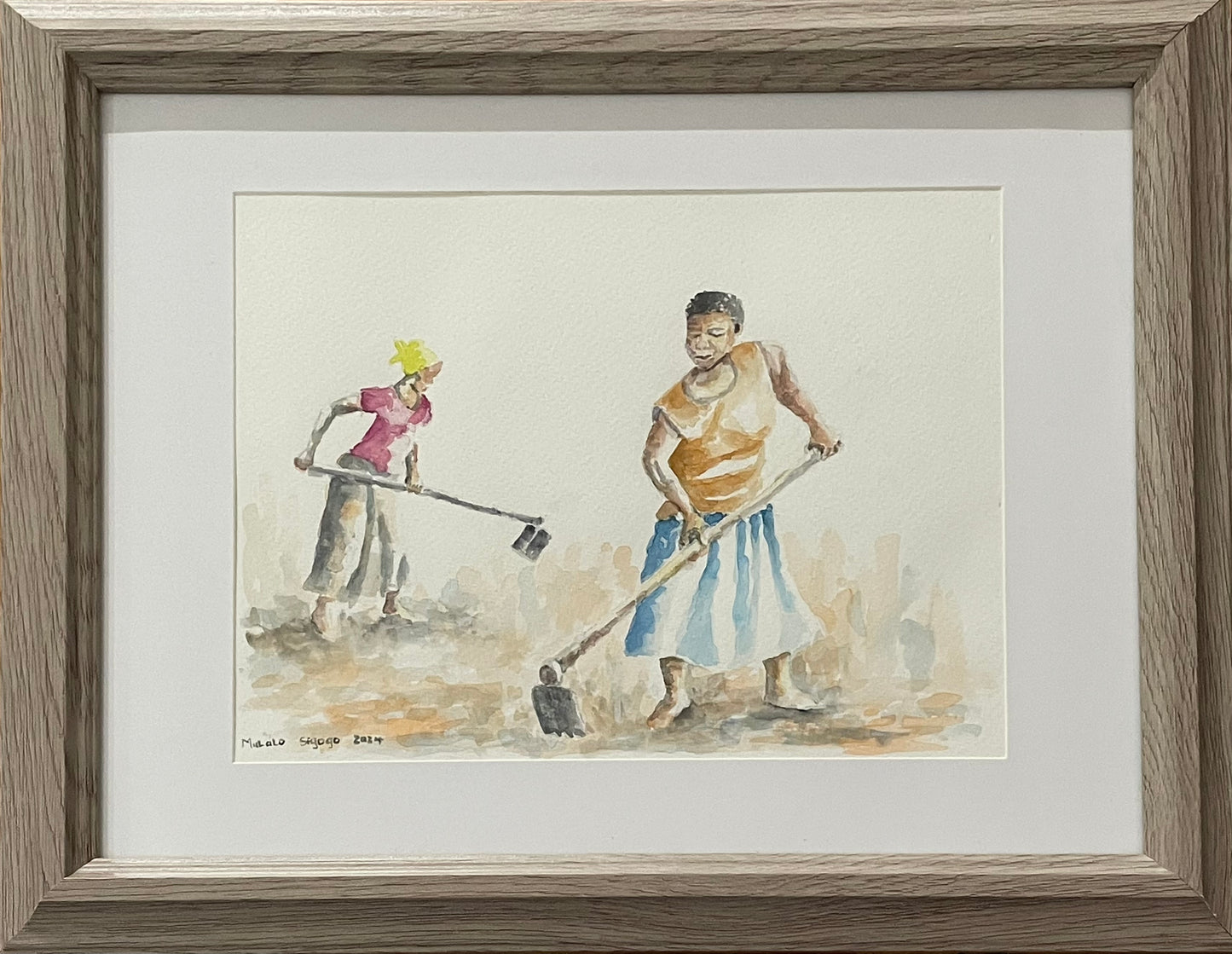 Women ploughing I