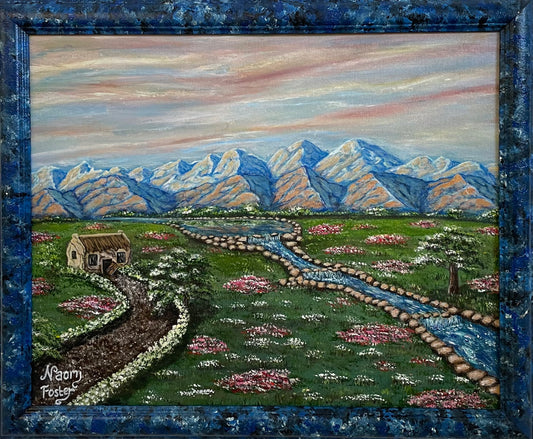 Mountain sunset
