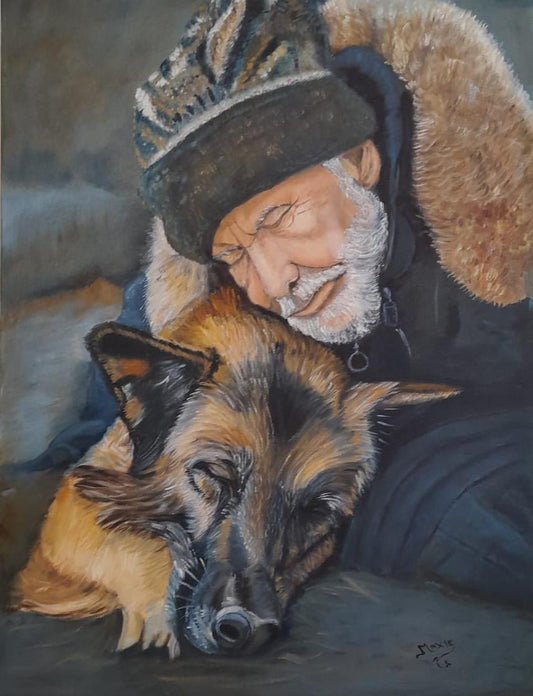 Old Man with Dog