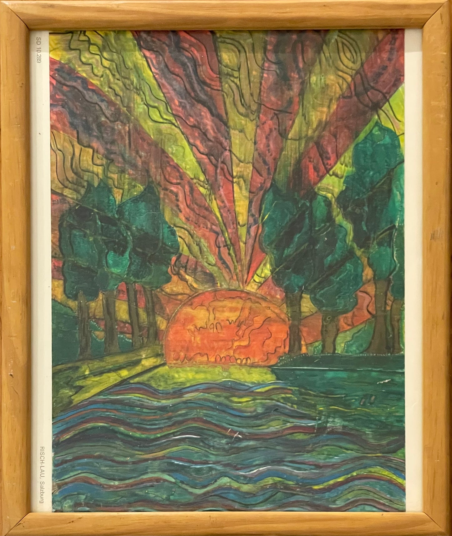 Sunset lake