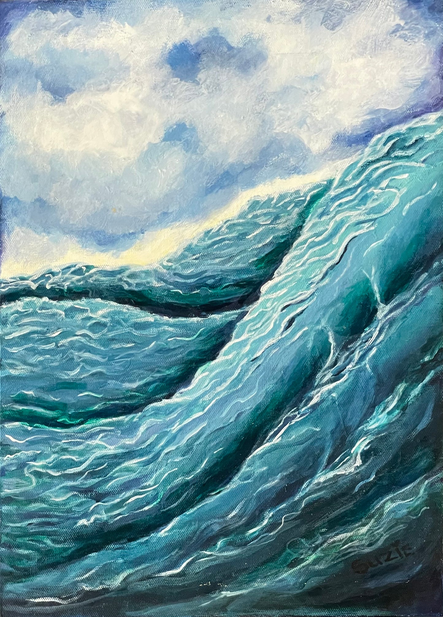 Angry sea