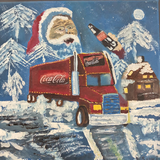 Santa's Coca Cola Truck