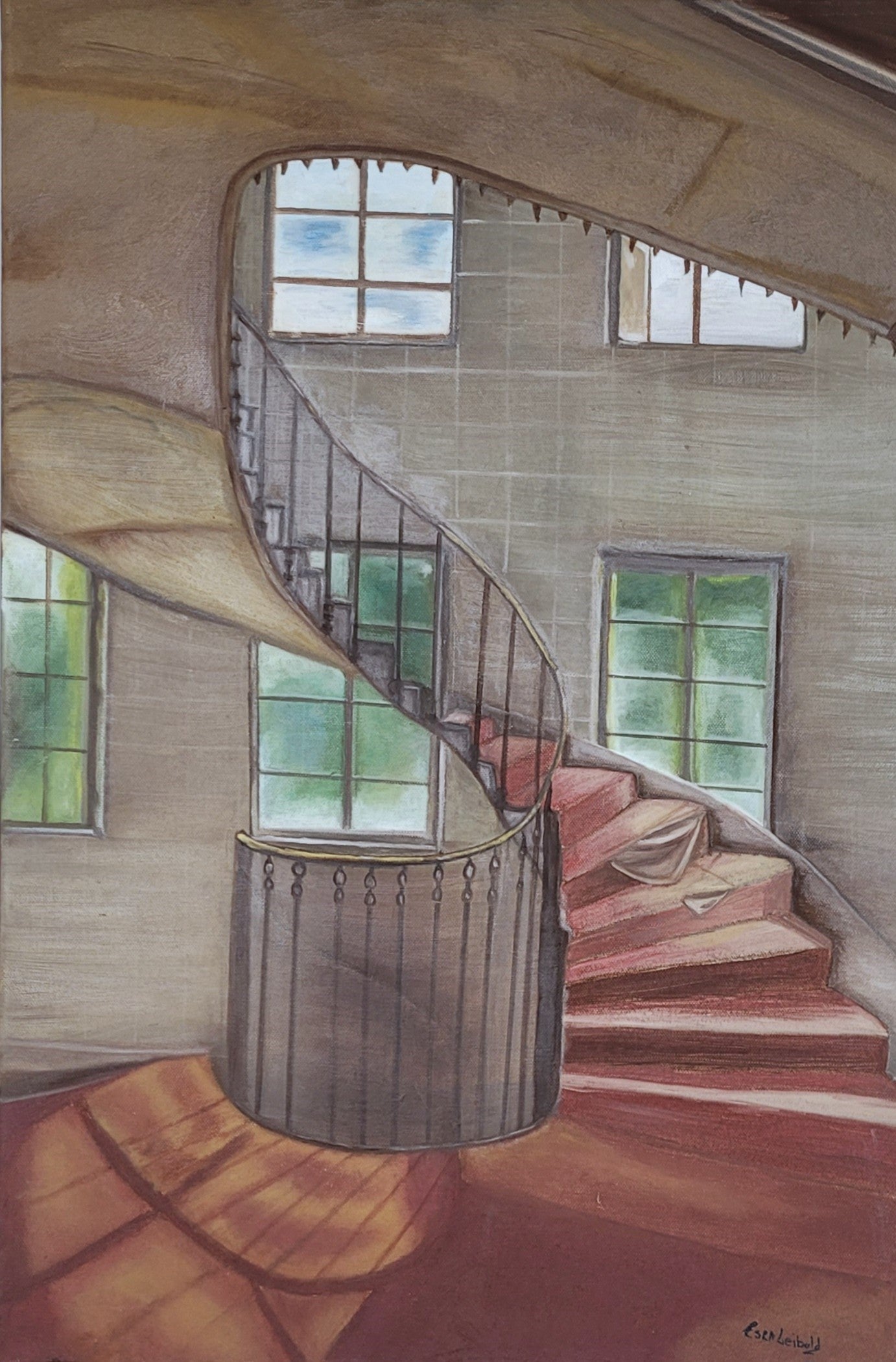 The Spiralling Path