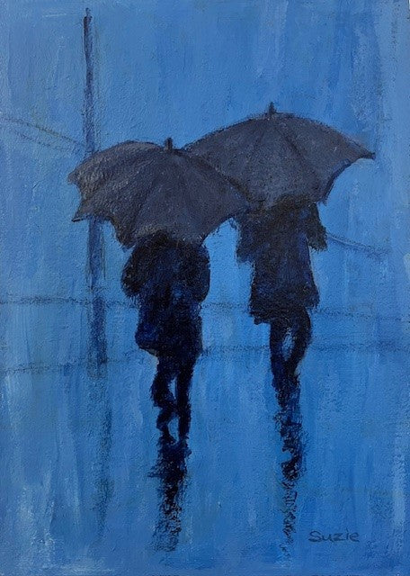 Walking in the rain