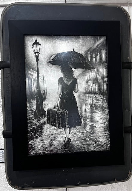 Woman and the Suitcase